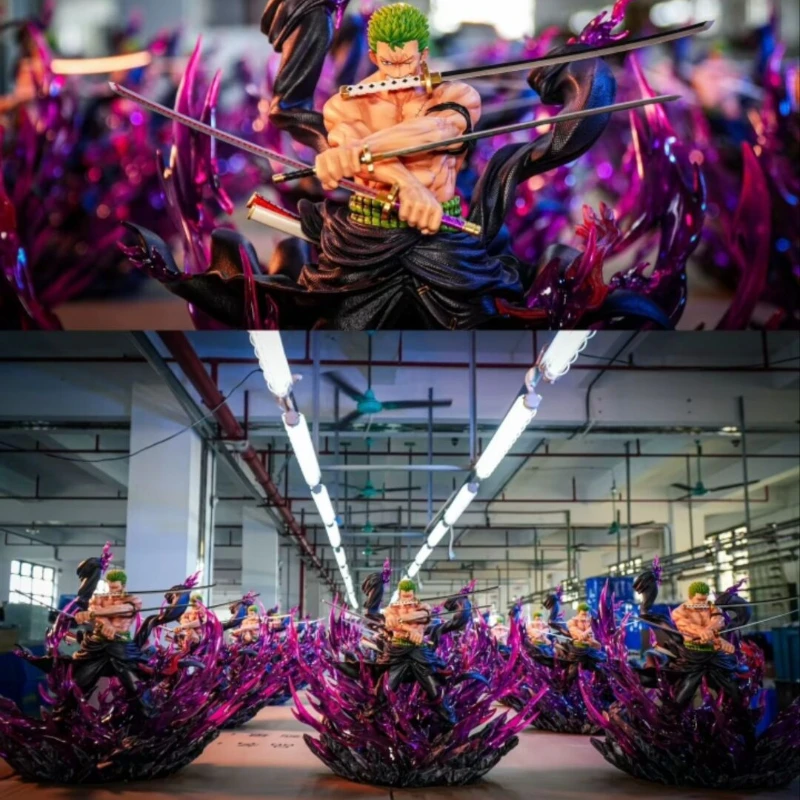 متوفر Jt تمثال Th Enraged Zoro قطعة واحدة أنيمي الشكل الشكل البلاستيكية تمثال جمع نموذج غرفة الديكور عيد الميلاد اللعب هدية