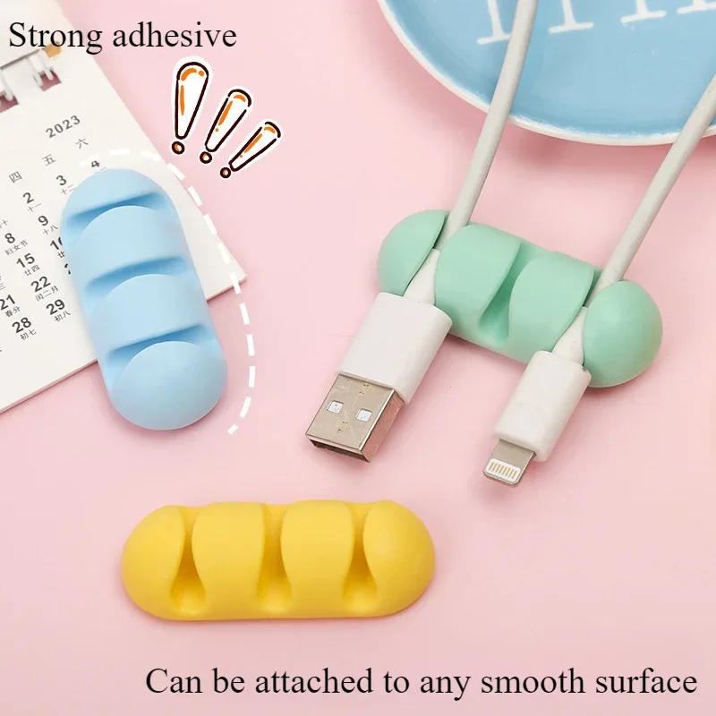 Desktop Wall Wire Fixing Self-adhesive Cable Clip Say Goodbye To Messy Cable Arrangement Card Cable Fixer