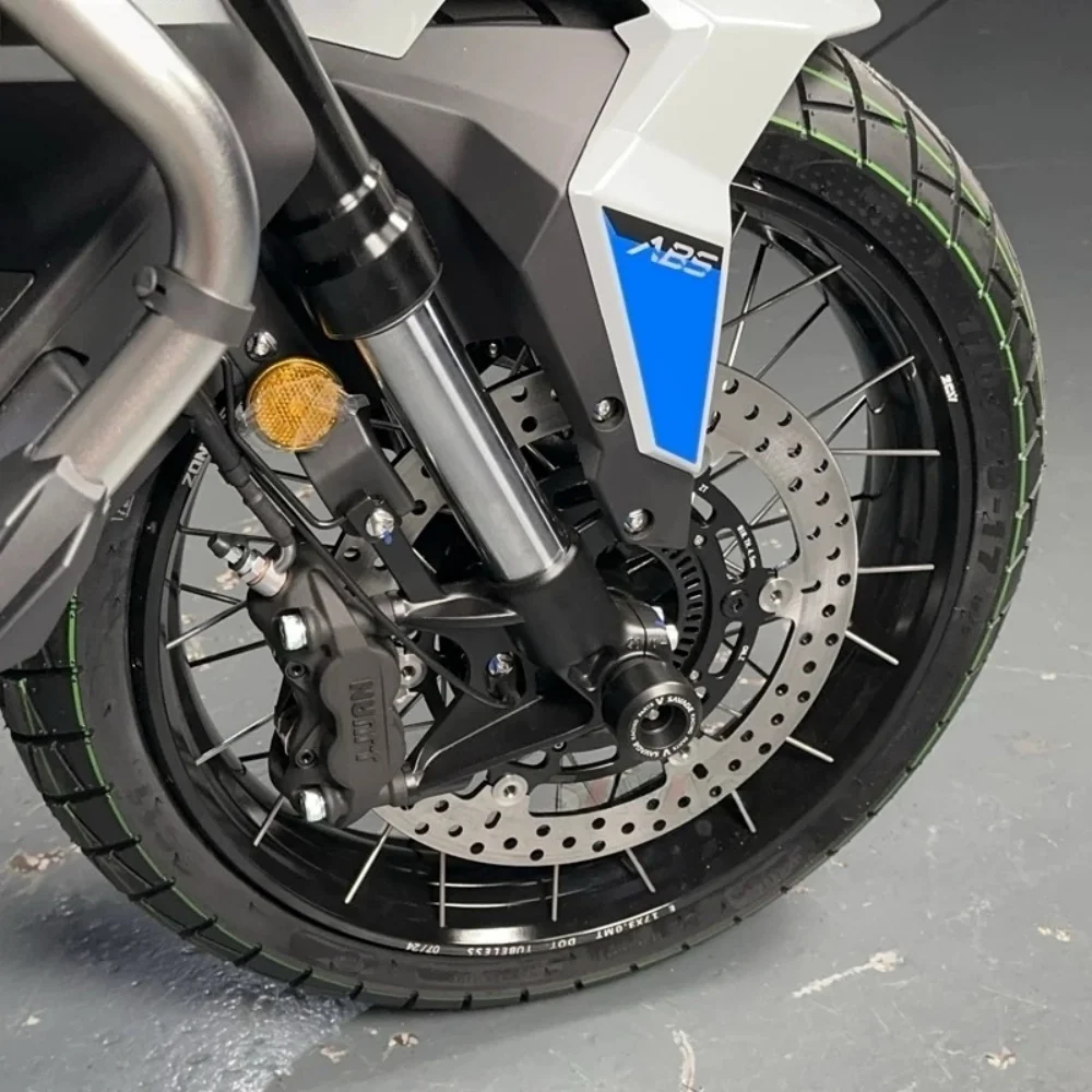 อุปกรณ์เสริมสำหรับรถมอเตอร์ไซค์ ชิ้นส่วนดัดแปลง ล้อหน้า ป้องกันแกนล้อ ลูกบอลกันกระแทก ตัวกันล้มโช้คหน้า สำหรับ ZONTES 368G