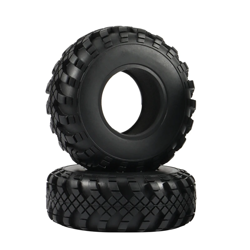 4PCS 130MM 2.2Inch Rubber Wheel Tires Tyre For 1/10 RC Crawler Car Axial SCX10 90046 RR10 Wraith Traxxas TRX4 TRX-6