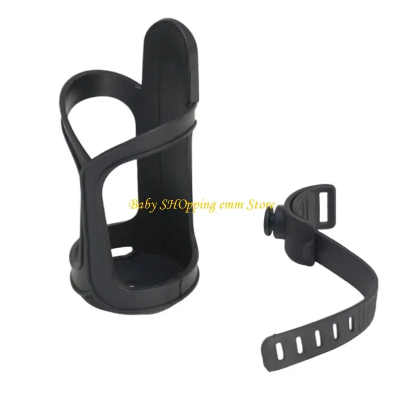 

23GD Strollers Bottle Holder Adjustable Clamp for Strollers Handle Holds Baby Cups and Drinks Spill Proof Design Lightweight