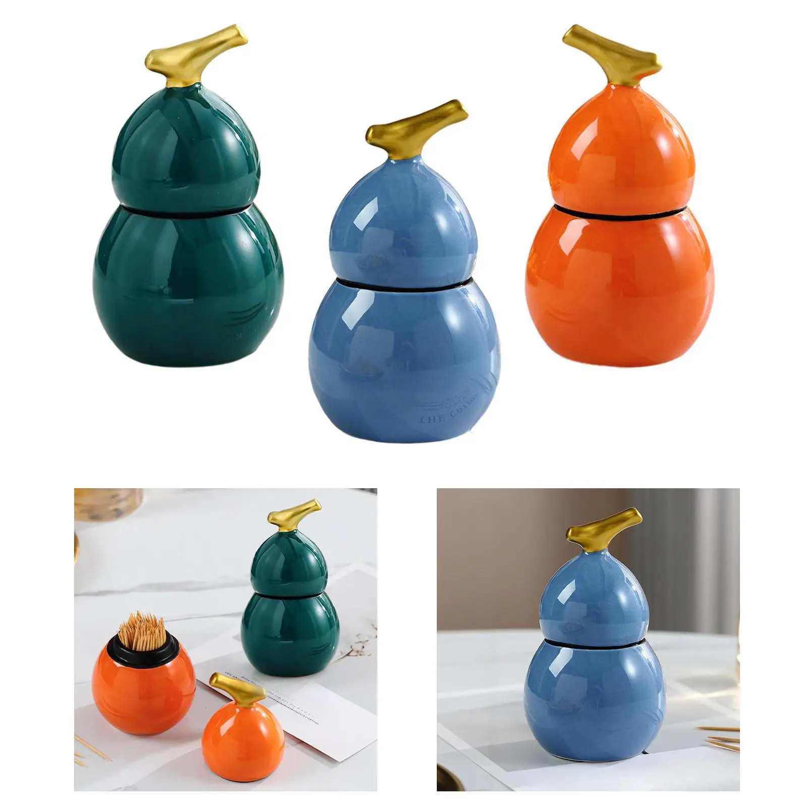 Porte-cure-dents Récipient robuste Pot de coton-tige pour HOHome Dominroom