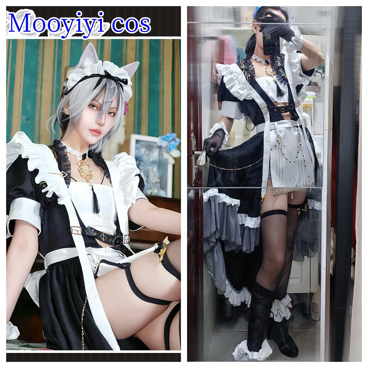 

Nian Cosplay Costume Halloween Christmas Role Playing Comic Customized New 2025 Maid costume Newly Rei Nu: Carnival Maid Outfit