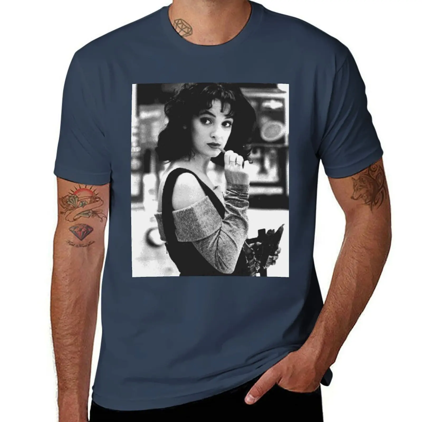 

Heathers - Winona Ryder T-Shirt Daily Wear Plain Short Sleeve Shirt