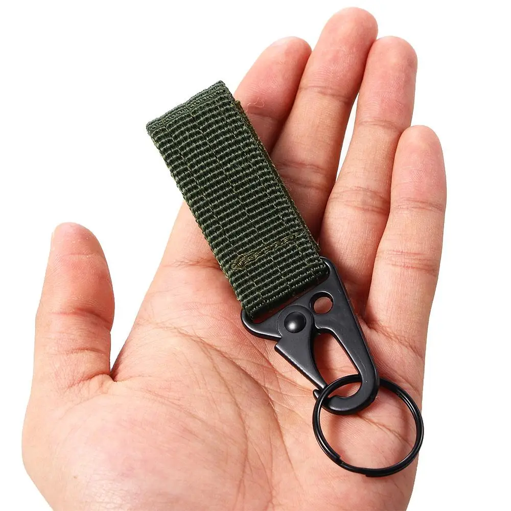 Outdoor High-strength MOLLE Hanging Belt Carabiner Clip  Hanging Buckle Hook Clip Clip Clamp Key Hook