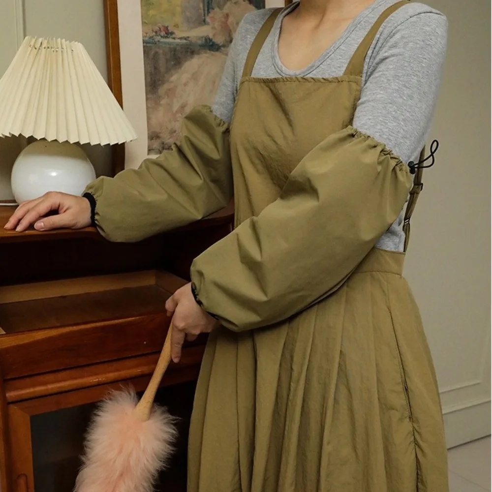 غطاء ذراع جديد مقاوم للزيت مقاوم للاهتراء وأكمام طويلة واقي ذراع مرن لتنظيف المطبخ في الأعمال المنزلية #1