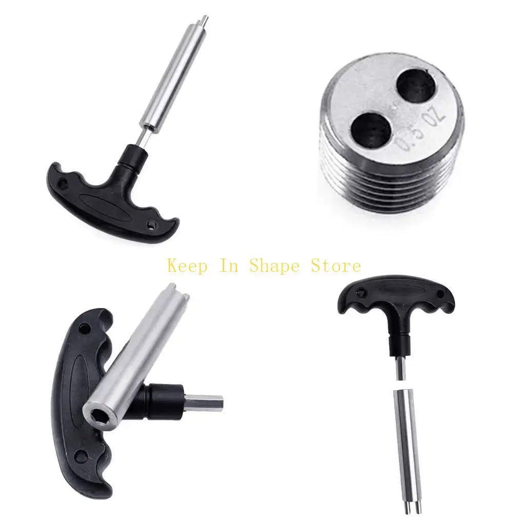 U1JC Billiard Screw Tool Pool Cue Weight Bolts Set Pool Billiard Cue Weight Bolts Detachable Handle Pool Cue Weight Bolts