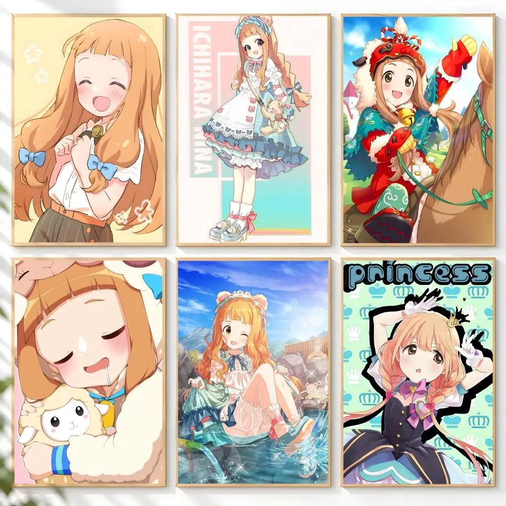 The IDOLM STER Cinderella Girls Ichihara Nina Poster Home Artwork For Living Room Bedroom Office Dorm Apartment Gift