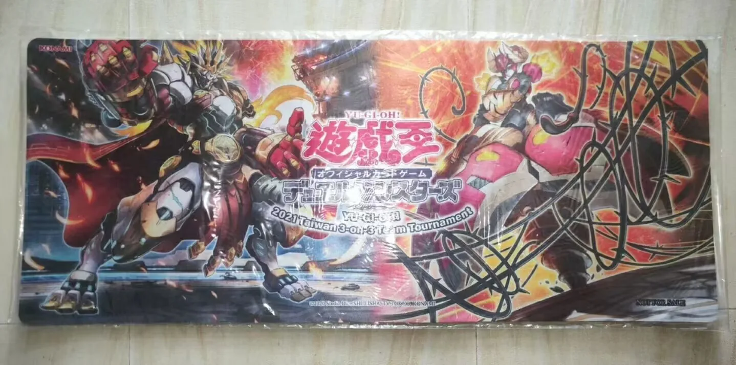 Yugioh KONAMI 2021 Taiwan 3-on-3 Team Tournament Therion King Regulus Collection Official Playmat Mat Table Play Pad