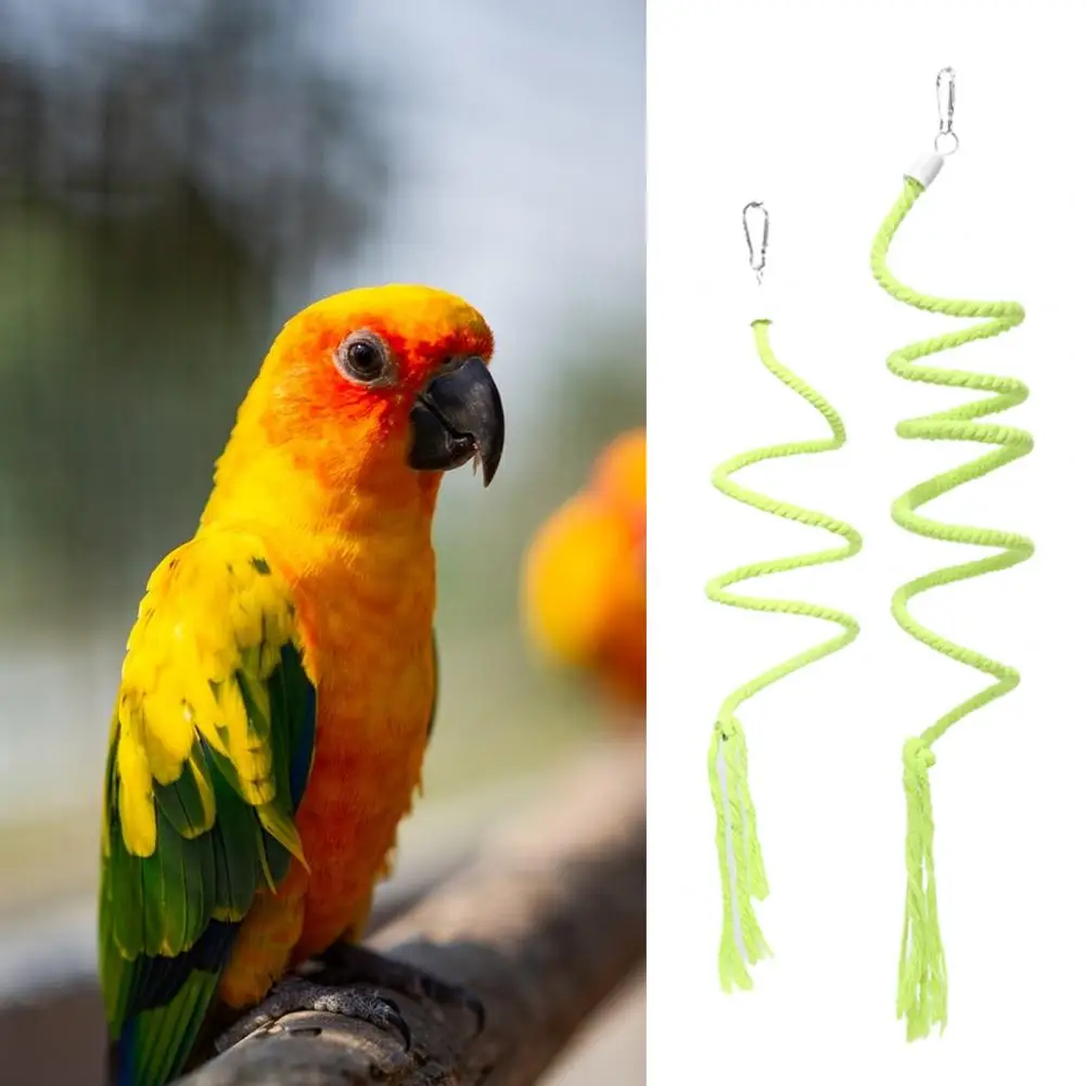 Decorative Practical Parrot Bird Toys Chewing Climbing Swing Rope Toy Cocktail Parrots Vogel Speelgoed Bird Cage Pet Supplies