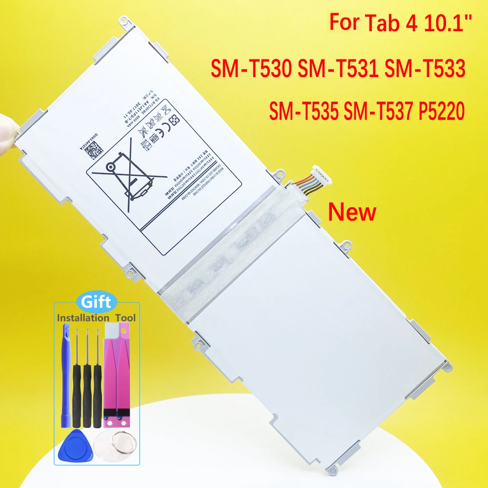 New For Samsung Note 10.1 P5110 P5100 P5113 N8000 GT-N8020 P7500 SM-P601 Tab 3 4 P5200 SM-T530 SM-T805 Tablet Battery