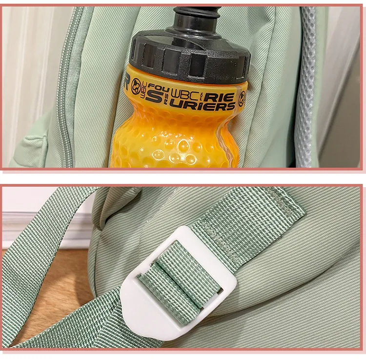 حقيبة ظهر ذات سعة كبيرة للرياضات الخارجية من النايلون المقاوم للماء حقيبة مدرسية للسفر Unsiex للزوجين حقيبة الأمتعة على ظهره حقيبة كرتونية عصرية