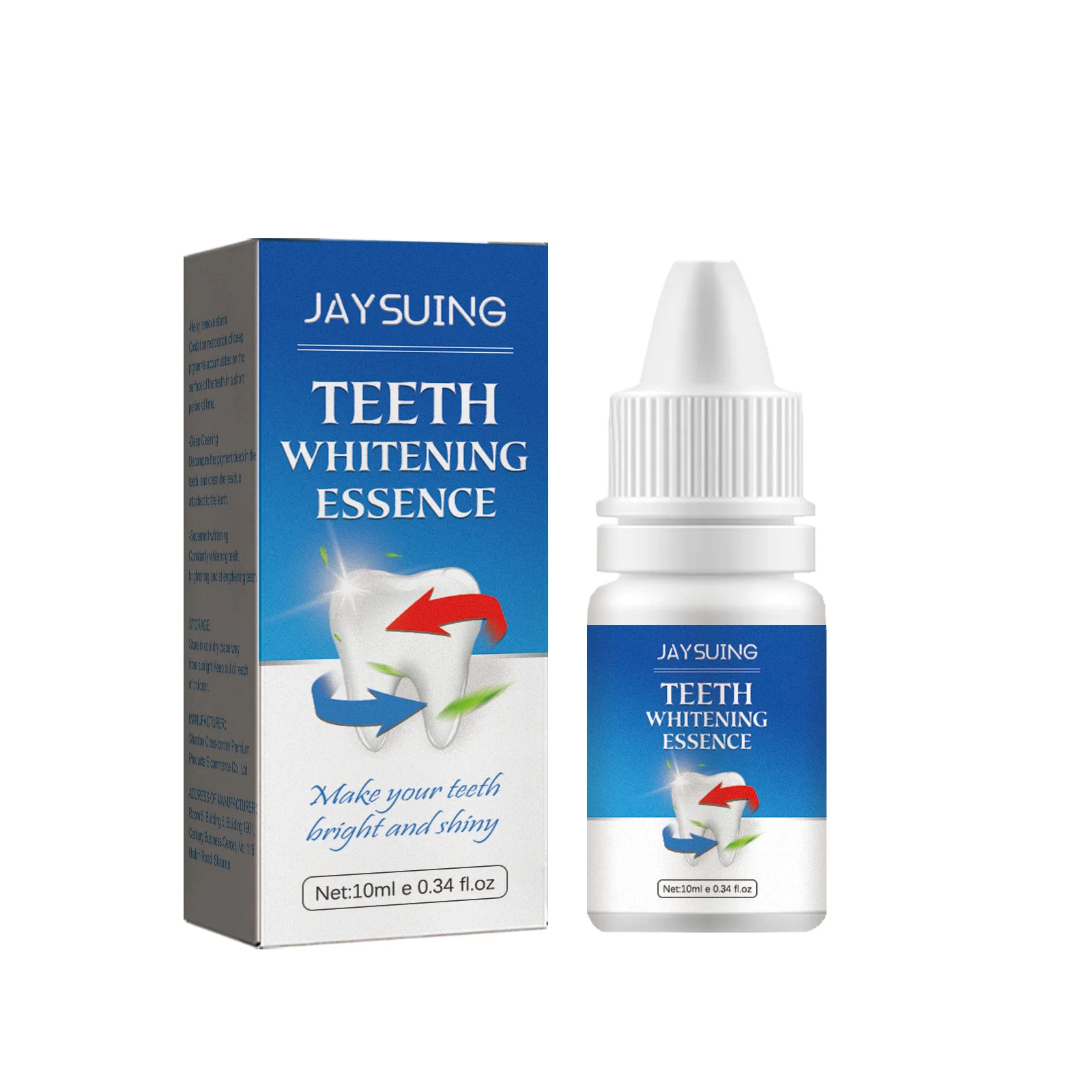 Teeth Whitening Essence Bright Remove Dental Plaque Stains Fresh Breath Mouth Oral Hygiene Cleaning Fast Tooth Bleach Serum 10ml