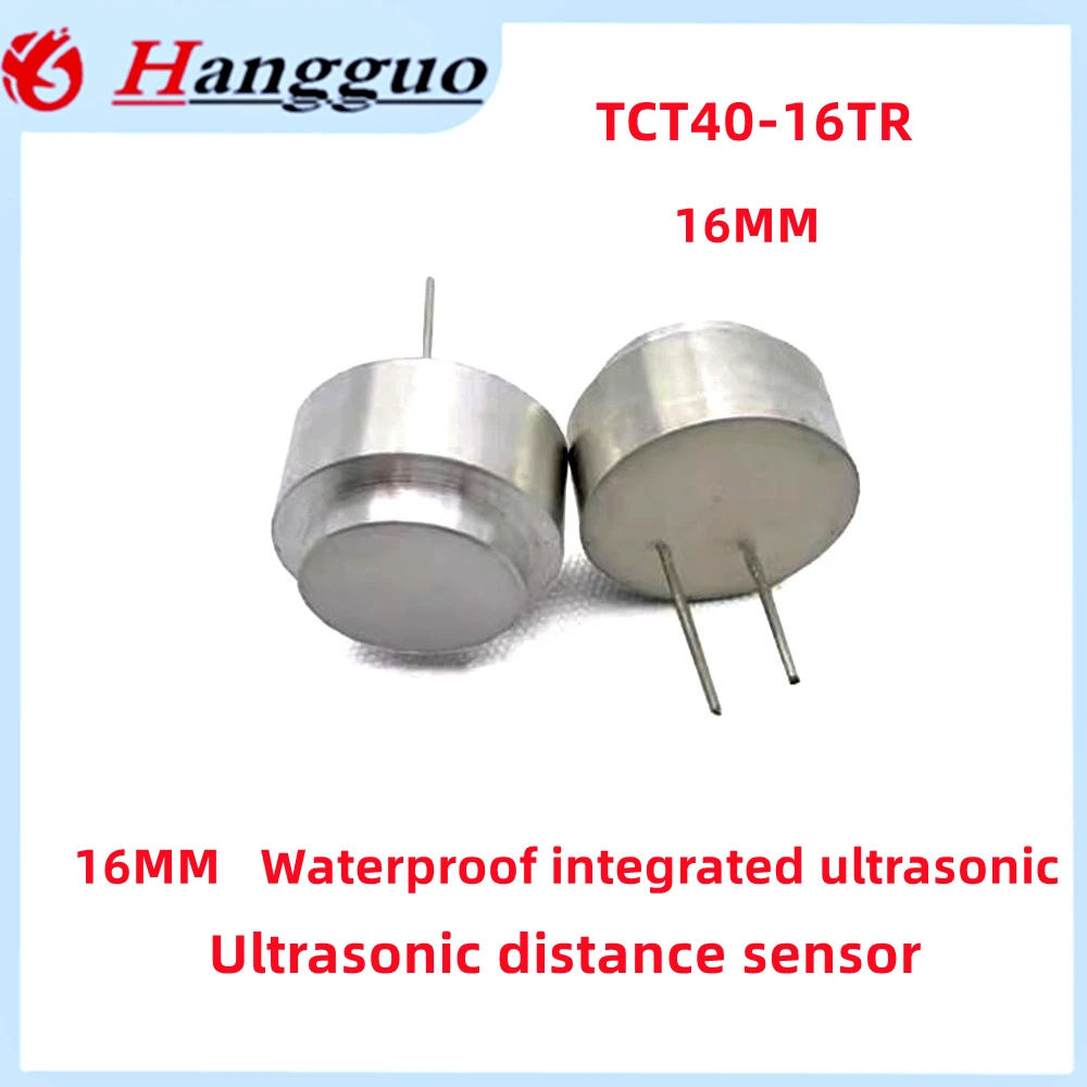 

5-10Pcs/Lot TCT40-16TR 16-40K waterproof integrated ultrasonic 40KHZ 16mm ultrasonic ranging sensor Waterproof sealed probe