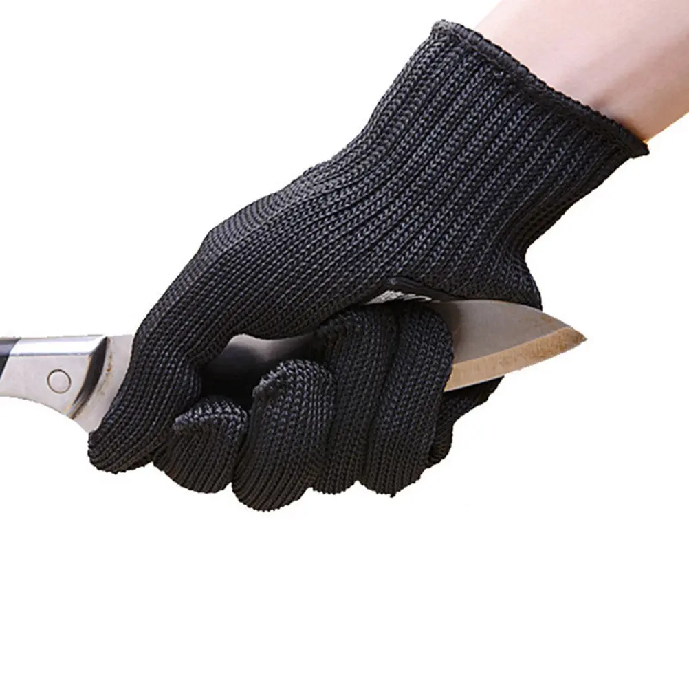 Pair of 5 Cut Resistant Gloves Premium Breathable Safety Protective Gloves for Kitchen Cutting Slicing Wood Carving