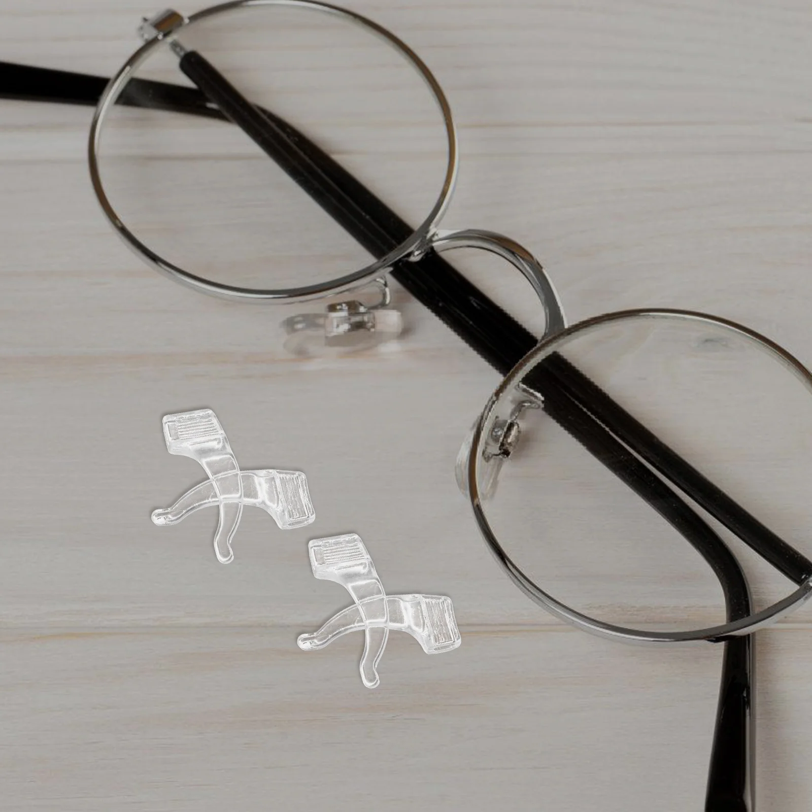 

10Pairs Silicone Anti-Skid Ear Pads Eyeglass Tips for 5Mm Frames Transparent Secure Fit during Exercise Lightweight Design