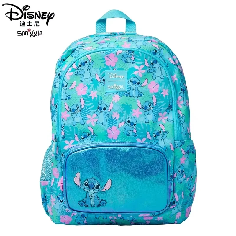 New Hot Stitch Australian Smiggle Children Learning Stationery Backpack Lunch Bag Pencil Box Water Cup Anime Backpack Kids Gifts