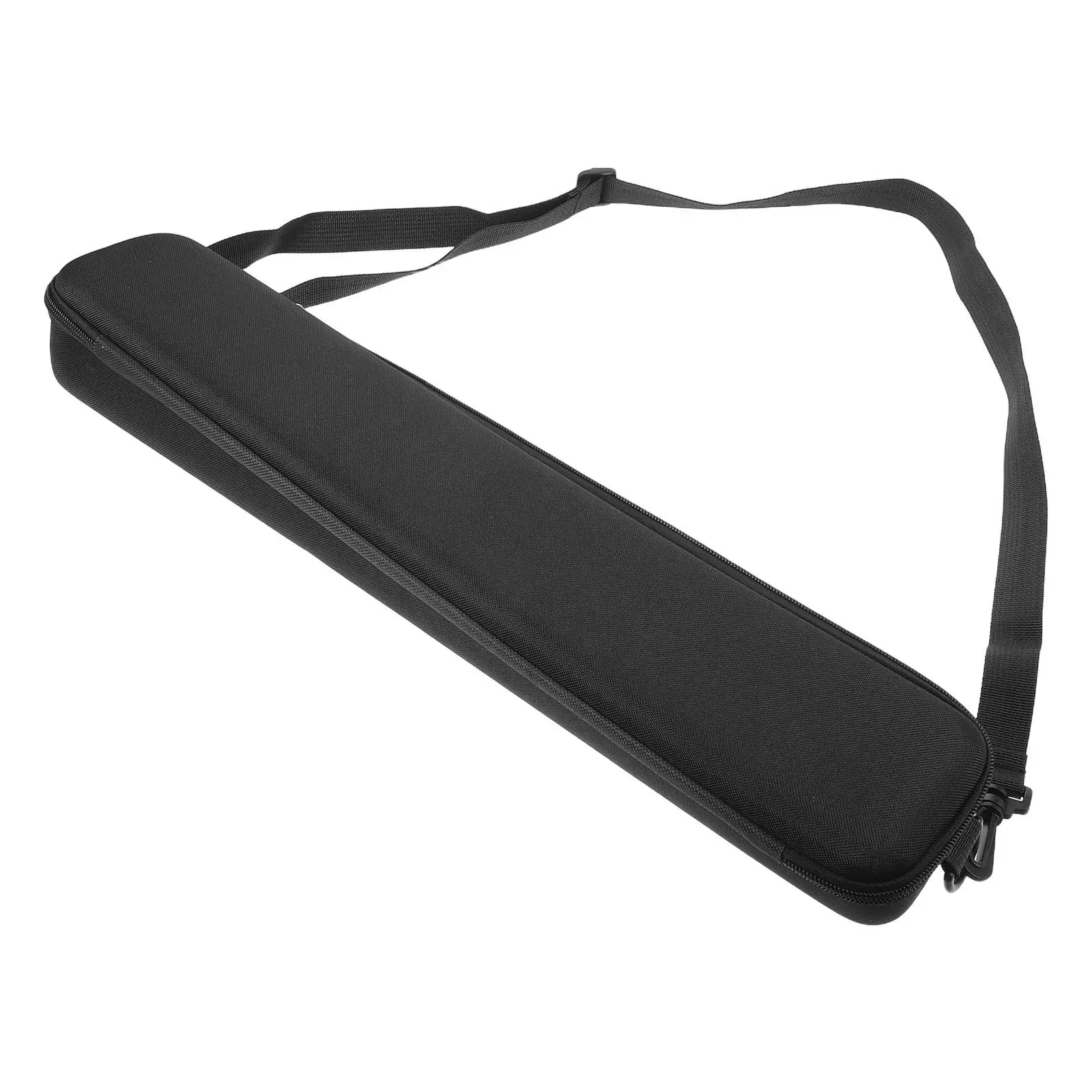 

Hard Shell Fishing Rod Case Black Waterproof Eva Fishing Gear Bag Carry Handle Outdoor Rod Organizer Travel Tackle Protection