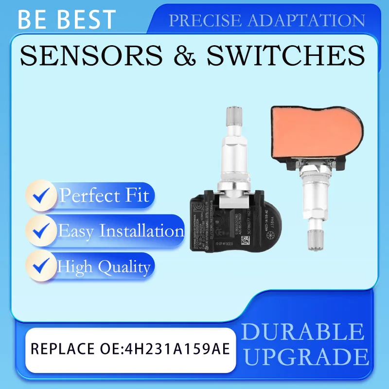 

Датчик давления в шинах TPMS 4H231A159AE (1/4 шт.) для Land Rover, Jaguar XF, Ford Galaxy, Mondeo, Volvo C30, S40, V50