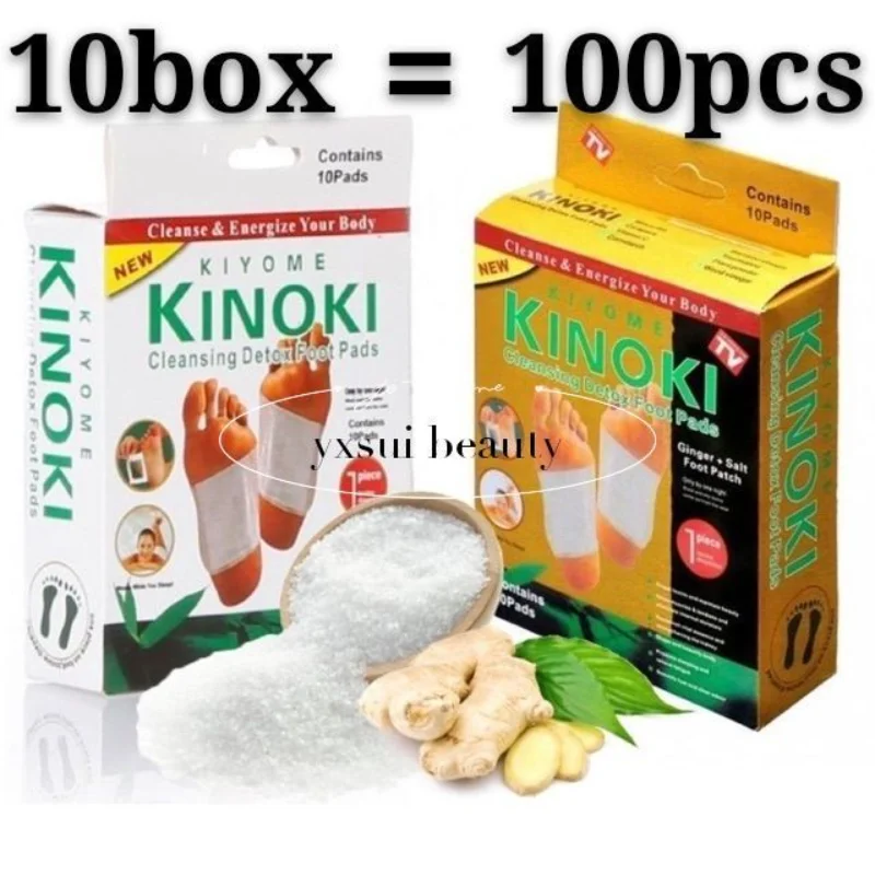 Kinoki Cleansing Detox Foot Herbal Natural Herbal Deep Cleansing Ginger disintossicante migliora la deumidificazione del sonno Patch per i piedi