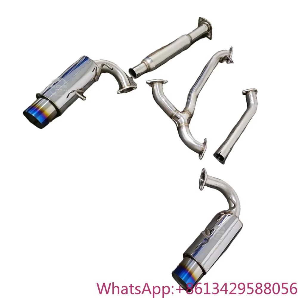 

High Quality Customize Stainless Steel Exhaust Muffler Direct Fit Mustang Ts16949 Exhaust Muffler