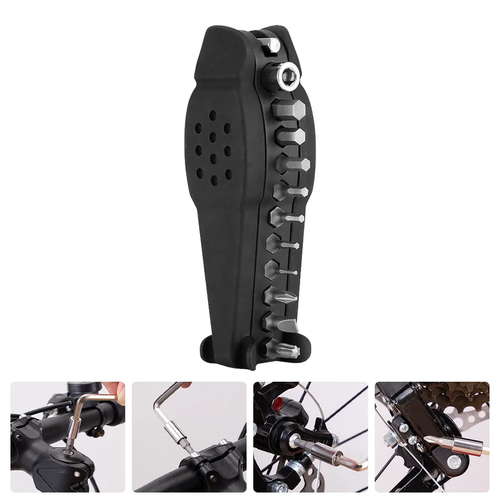 

1Set Bike Tire Repair Kit Premium Multifunctional Combination Portable Emergency Repair Tool Set for Cycling Maintenance