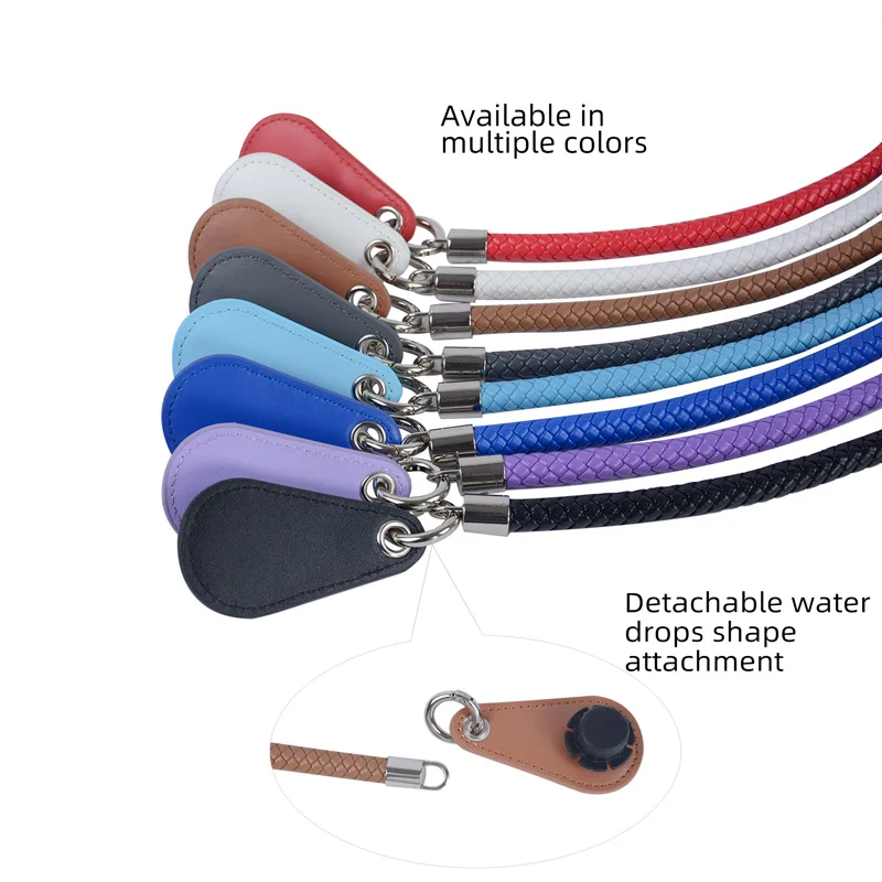 2024 Obag PU Woven braided leather Rope Handles strap belt for O Bag accessoires Tote Bag Women\'s Bag Accessories
