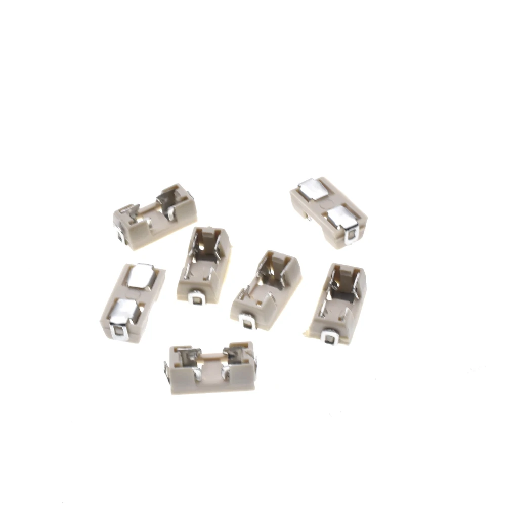 200PCS 1808 0451 SMD Fuse Holder Socket Fuse Box Base Transposon 6.1x2.69mm Temperature Plastic Shell Portafusibili