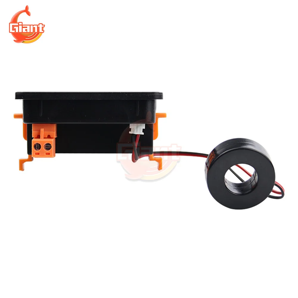 AC50-500V Digital Voltmeter Ammeter Dual Display Voltage Current Meter Tester Volt Detector Tester Monitor Current Transformer