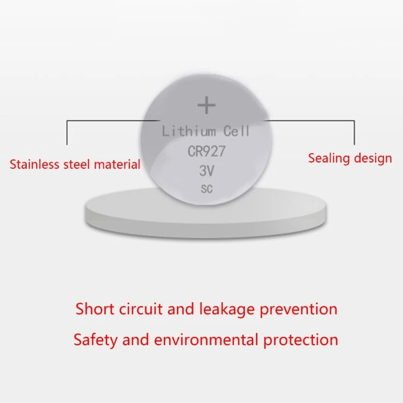 CR927 Batteries Button Cell Battery Perfect for Remote Control Multiple Uses