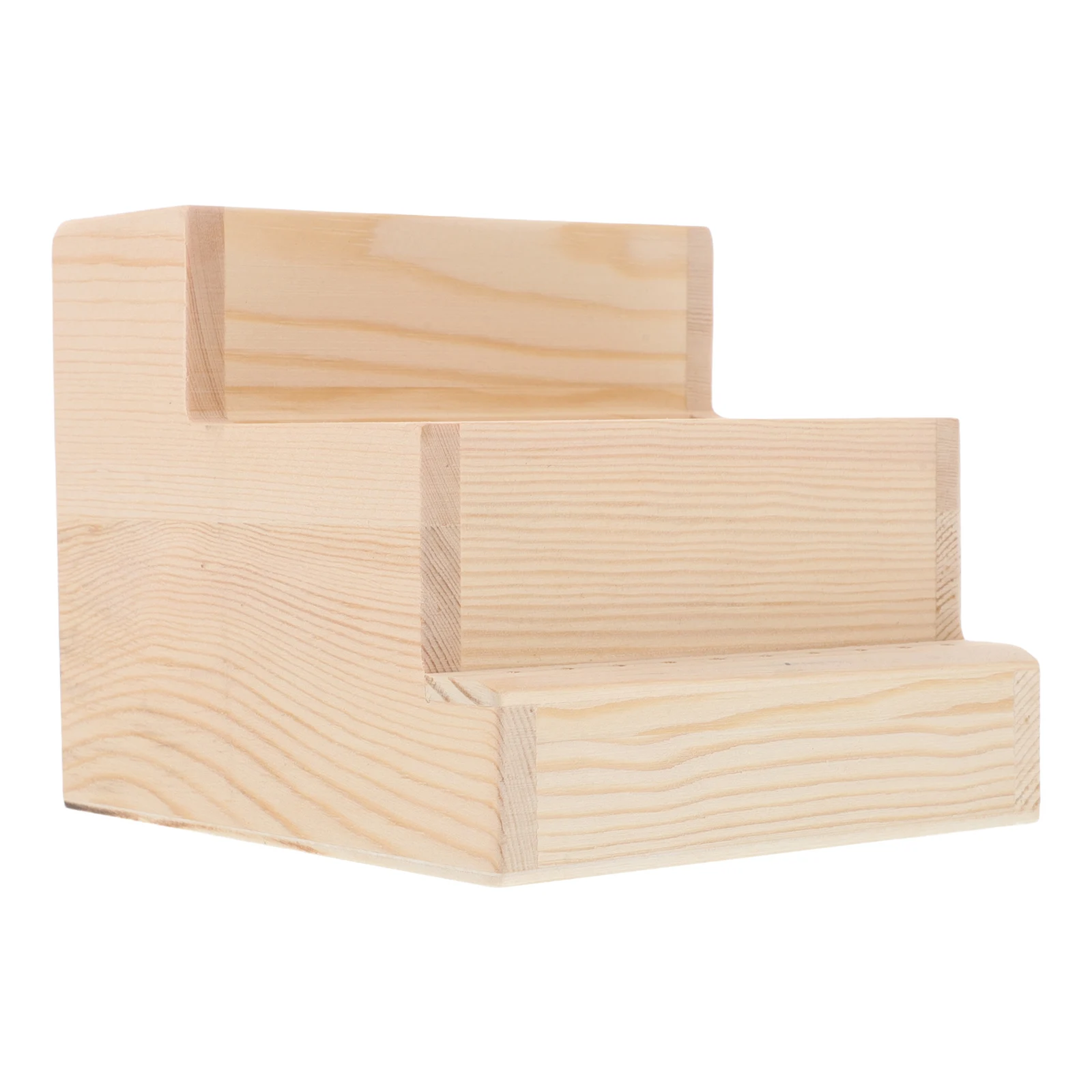 

Beauty Tool Storage Box Nail Drill Bit Organizer Case Large Capacity Wooden Compartment Firm Material Manicure Box Nail Salon