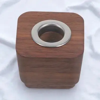 

Aromatherapy Bottle Walnut Wood Lid Replacement Square Shaped Diffuser Bottle Cap for Home Office Fragrance Freshness