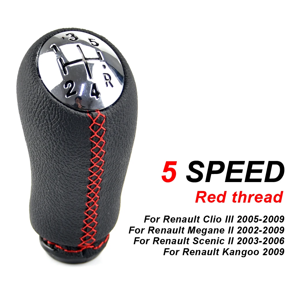 Fit Voor Renault Clio III 2005-2009 Megane II 2002-2009 Scenic II 03-06 Kangoo 2009 5 Speed Handleiding Auto Pookknop Auto Stylin