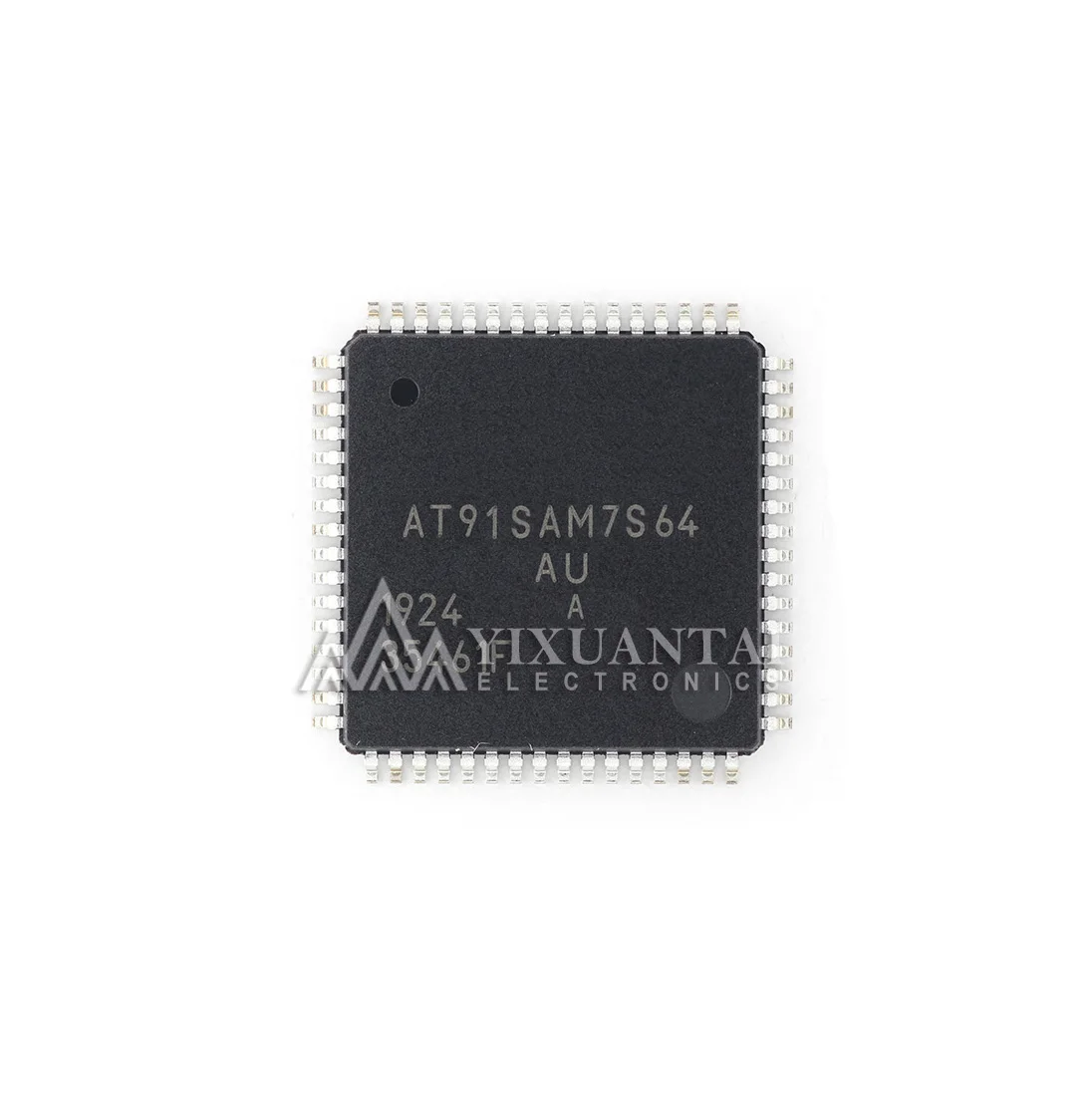 STOCK AT91SAM7S64-AU   AT91SAM7S64   AT91SAM   QFP IC MCU 16/32BIT 64KB FLSH 64LQFP