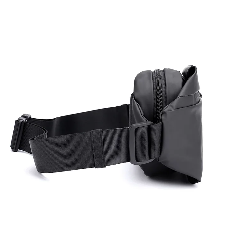 YUDODO Muliple Wear Bum Bags für Herren, spritzwassergeschützt, Sport-Umhängetaschen, mehrere Schichten, 2-Wege-Reißverschlüsse, Outdoor-Taschen, leicht