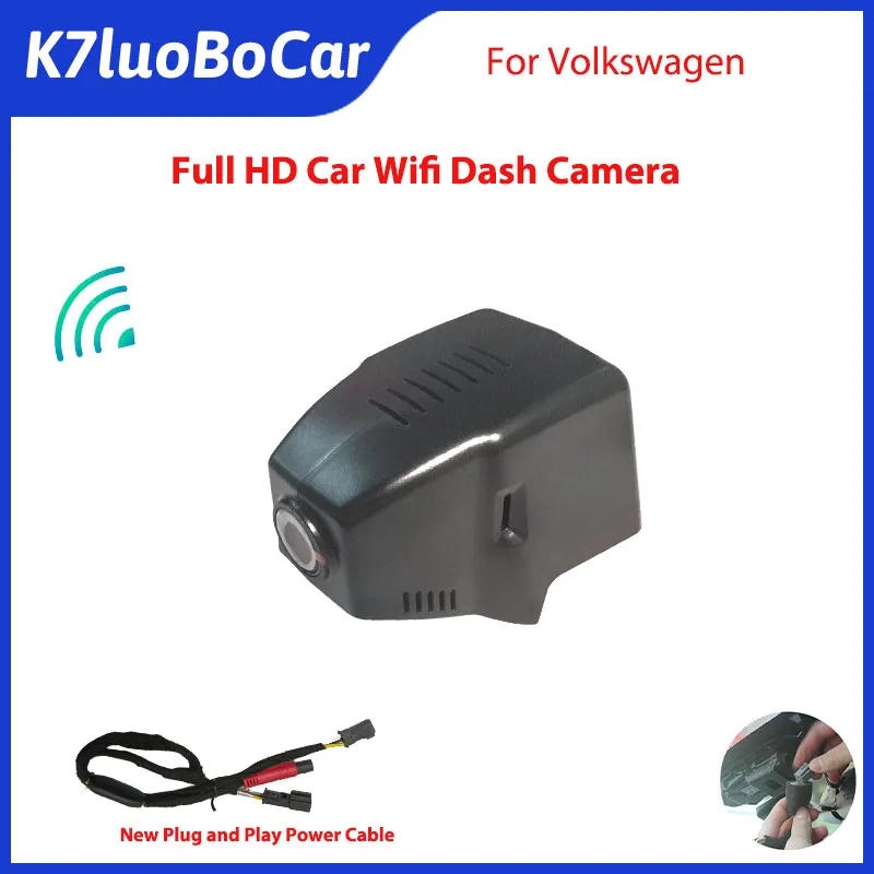 

1080P Car Dvr Full HD WIFI Dash Cam Camera For Volkswagen 76mm VW Passat B8 CC Teramont Atlas Touran Tiguan Magotan Golf