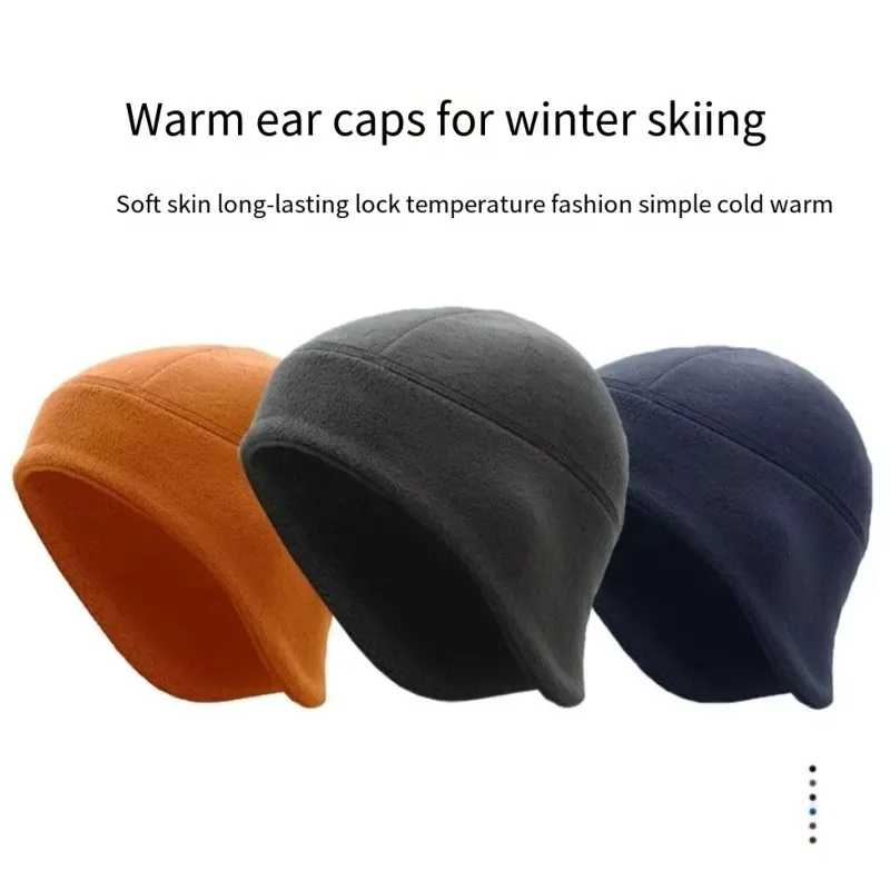 

Winter Fleece Caps for Men Tactical Caps Hunting Hiking Hat Fleece Women Beanies Ski Fishing Cycling Caps Warm Beanie