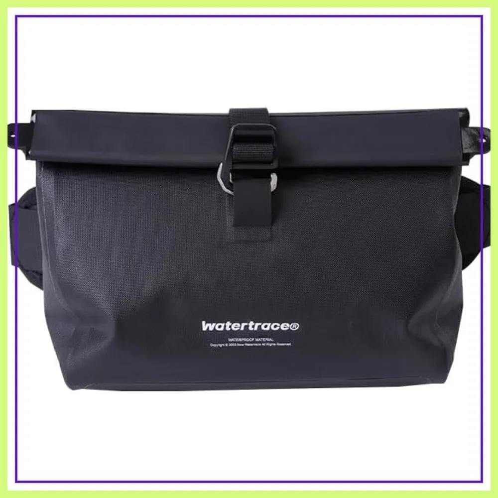 

IPX8 Waterproof Waist Bag for Swimming, Kayaking, Snorkeling, Canoe, Surfing, Paddle Board, Black