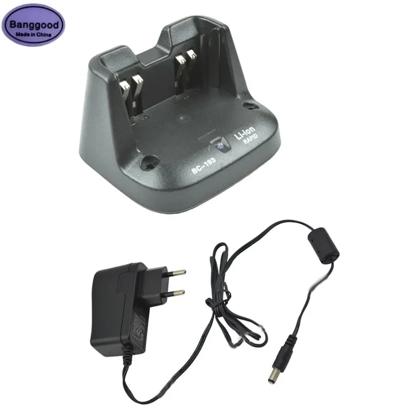 New BC-193 Rapid Dock Charger for ICOM BP263 BP265 Li-ion Battery IC-V80 V80E IC-S70 IC-T70A T70E IC-F4002 F3001 F3003 Radio