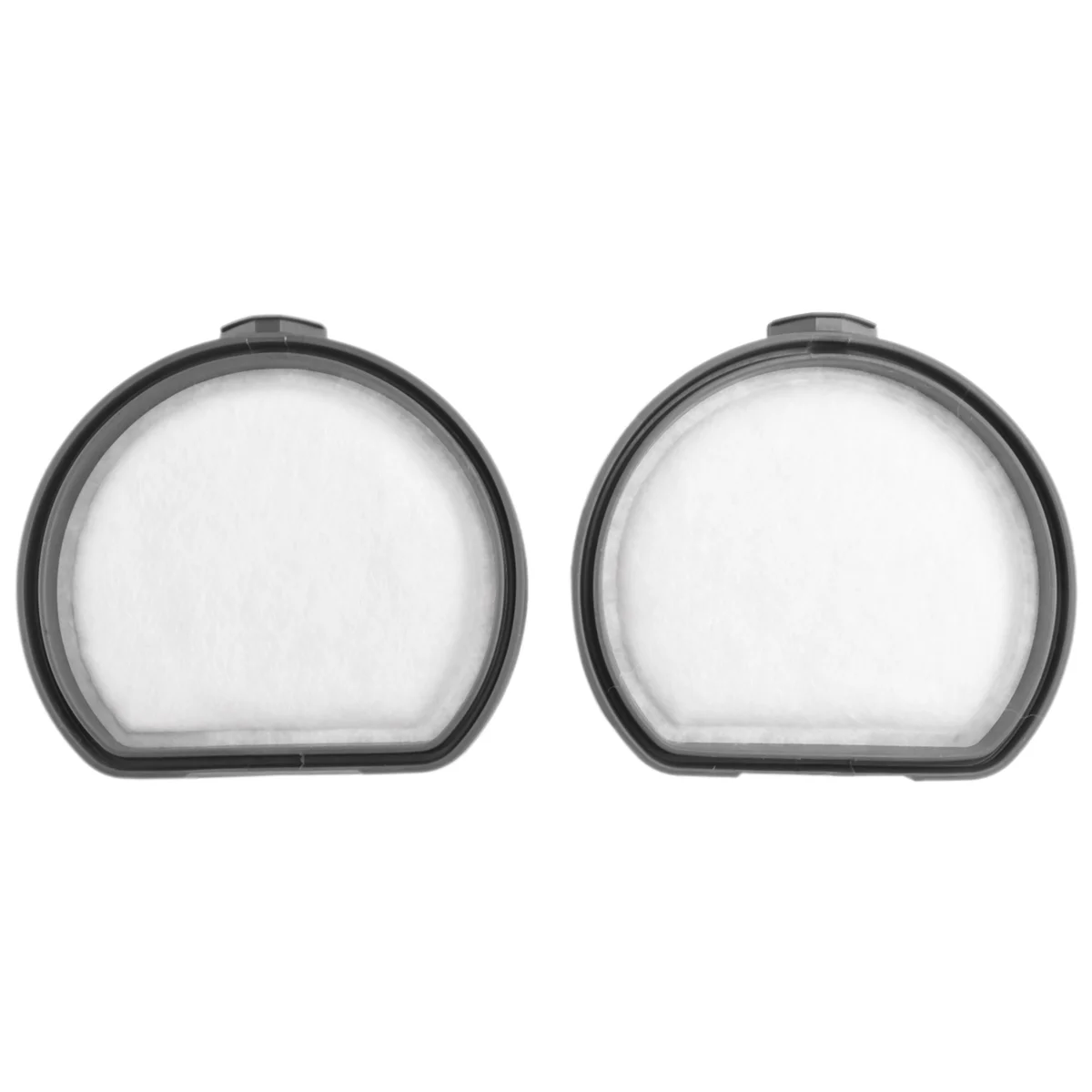 2Pcs AEF167 Filter Set Double Pack Washable for QX9-1-50IB QX9-1-ALRG QX9-1-ANIM Black