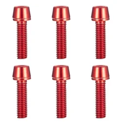 Bike Screws Set Stem Screws 6pcs Bicycle Accessories M5*18mm Red/blue/green/gold/purple Stainless Steel Durable