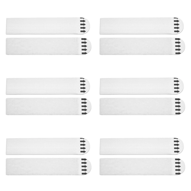 

12 Pair Reusable Tape Wall Hangers Removable Adhesive Hook for House