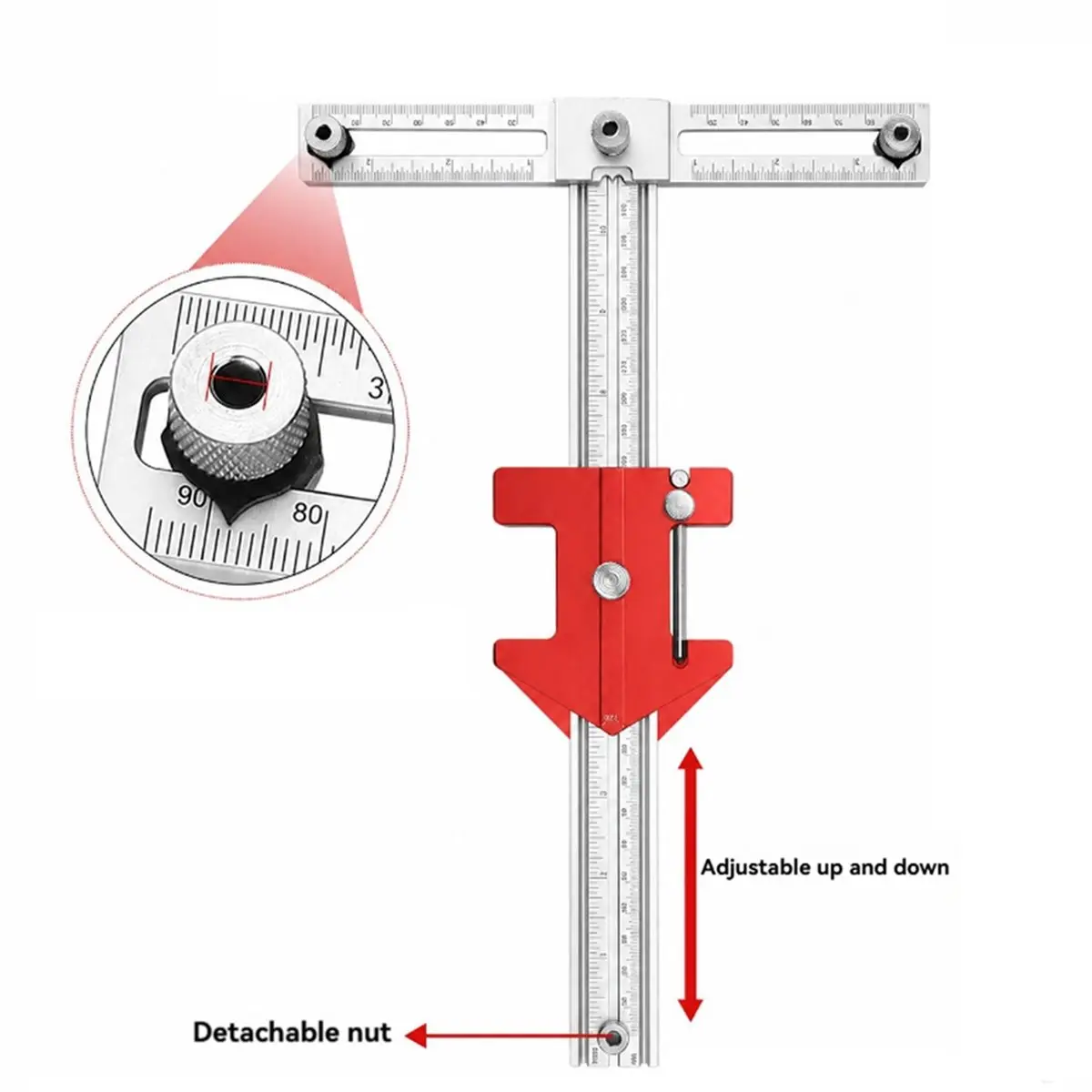 【CYBER MONDAY】Adjustable Woodworking Handle Hole Locator Multifunctional Furniture Drilling Positioning Jig Cabinet Pull Mountin