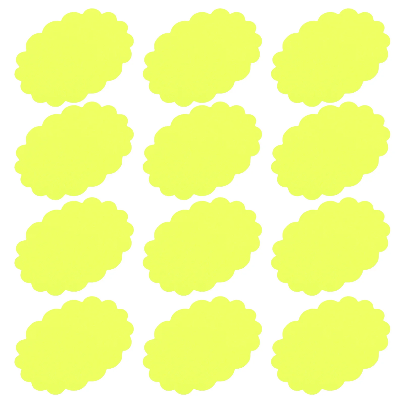 100枚入り価格タグ バーストデザイン紙製価格ラベル 空白の価格表示板 スーパーマーケット小売店販売ディスプレイ用