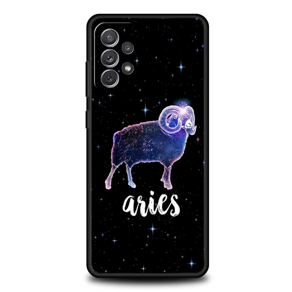 Konstellation Jungfrau Widder Handyhülle für Samsung Galaxy A55 A35 A15 A14 A25 A54 A51 A71 A72 A73 A32 A52 A52S A41 5G Soft Shell – Detail 6
