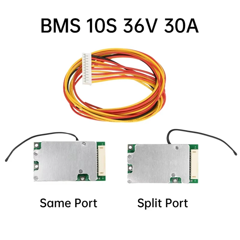 10S 36V 30A Li-Ion Protection Board Li-Ion Cell 18650 Protection PCB Board with Balance for Electric Car Inverter B-WDL