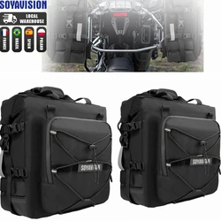 Motorcycle Saddlebag Waterproof Side Bag For BMW R1200GS ADV KAWASAKI YAMAHA Honda Suzuki Travel Motorbike Luggage Rear Seat Bag