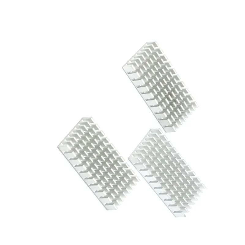 50X25X10mm Heatsink Radiator Cooler Cooling Fin Aluminum Heat Sink for LED Power IC Transistor Module PCB Black 50*25*10mm