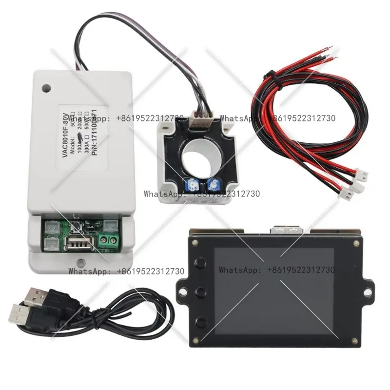 

Wireless DC 80V 100A Meter Volt-Ampere AH SOC Residual Capacity Monitor for Battery Tester