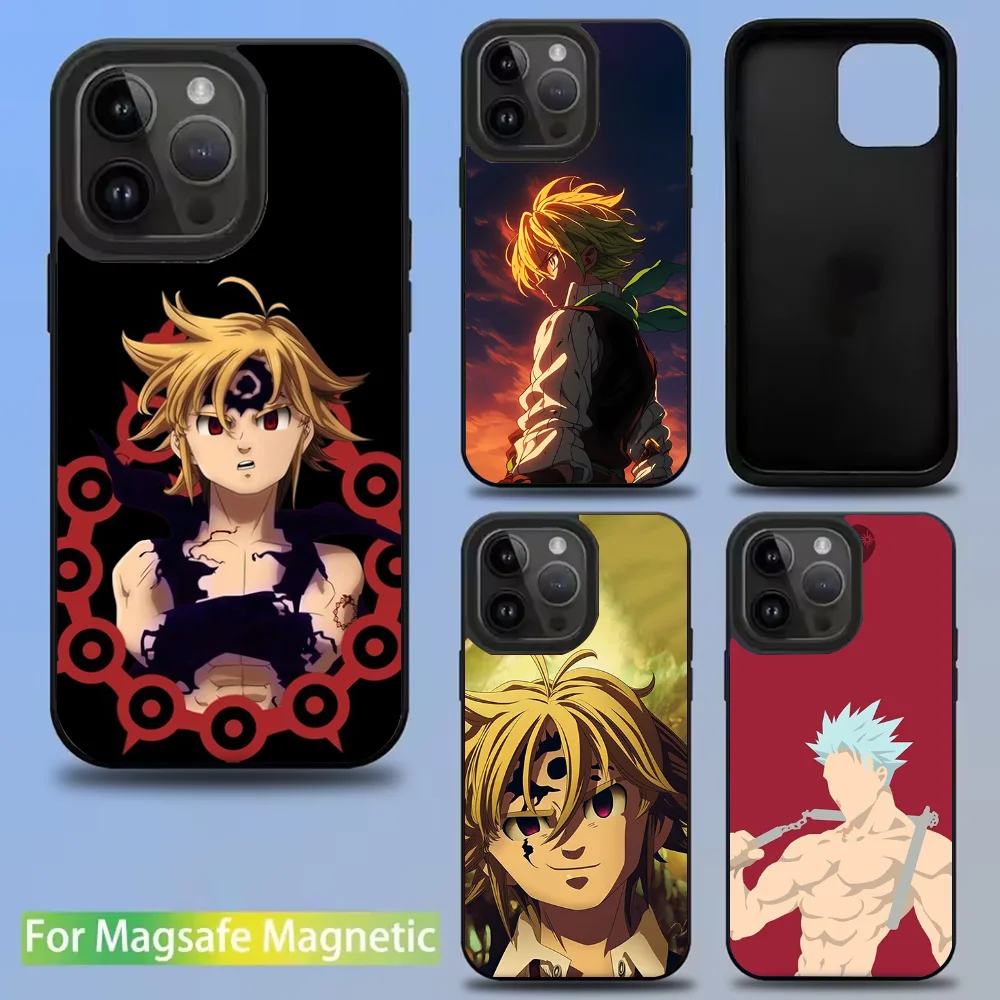 

The Seven Deadly Sins Meliodas Ban Cover Phone Case For IPhone 16 15 14 13 12 11 Pro Mini Max Soft Magnetic Cover